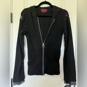 Tripp NYC Daang Goodman mesh zip up hoodie. Size M.
